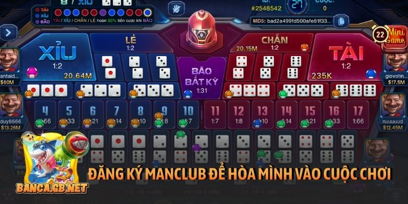 Đăng ký Manclub nhanh chóng và an toàn chỉ với vài bước 4 Đăng ký Manclub để hòa mình vào cuộc chơi